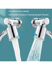 2pcs 1080° Rotating Faucet Mechanical Arm/Kitchen Bathroom Universal Anti-Splash Faucet Extender - Multicolor - View 4