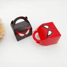 Disney 6 buah Kantong Kado Permen Pesta Ulang Tahun Bertema Spider-Man & Kotak Kado Lipat Portabel, Cocok Untuk Anak Laki-laki, Penuh Keseruan dan Kejutan (Model Acak) - MultiWarna - View 4