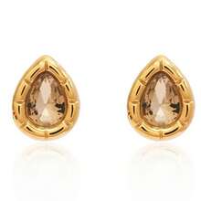 Frminee 1 Pair Luxury Women's Gold Stainless Steel Teardrop Earrings, 18K Gold Plated Fade-Resistant Classic Minimalist Elegant Earrings Suitable For Daily Wear Or Party, Jewelry Accessory, Summer Beach Vacation, Travel, Women's Daily Decoration, Outfit Matching, Date, Party And Other Occasions, Anniversary And Other Holiday Gifts For Female Friends - Multicolor - View 7