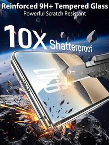 2pcs 9H+ Tempered Glass Screen Protector Compatible With Iphone Duo, Anti-Scratch, Touch Sensitive, High Definition Transparent, Bubble-Free, Anti-Fingerprint - Clear - View 2