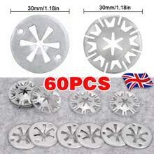 60Pack Heat Shield Clips Car Exhaust Metal Locking Star Washers Fixing Auto - UK-l398601 - View 6