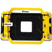 Suporte Para Cooler Socket Amd Am2 Am2+ Am3 Am3+ Fm1 Fm2 940 - Amarelo - Visão 3
