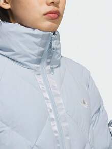 Adidas Originals 女款 BOW COM DOWN 加厚羽絨短外套 KC2612 - 藍色 - 查看 5