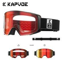 Kapvoe Photochromic Ski Goggles – Anti-Fog Snowboard Goggles (Unisex) – Protective Eyewear Set For Skiing & Snowmobiling - Multicolor - View 10