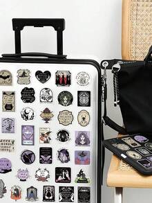 50pcs Witch Style Stickers, Suitable For Adults And Teen Sticker Enthusiasts, For Scrapbooking, Journals, Laptops, Skateboards, Water Bottles And More, Add Fun To Your Devices - Multicolor - View 4