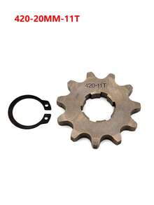 420 10/12/13/14/15/16/17/18/19 Tooth Front Engine Sprocket 17mm/20mmFor 70cc 110cc 125cc Pit Dirt Bike Replacement Accessories - A - View 18