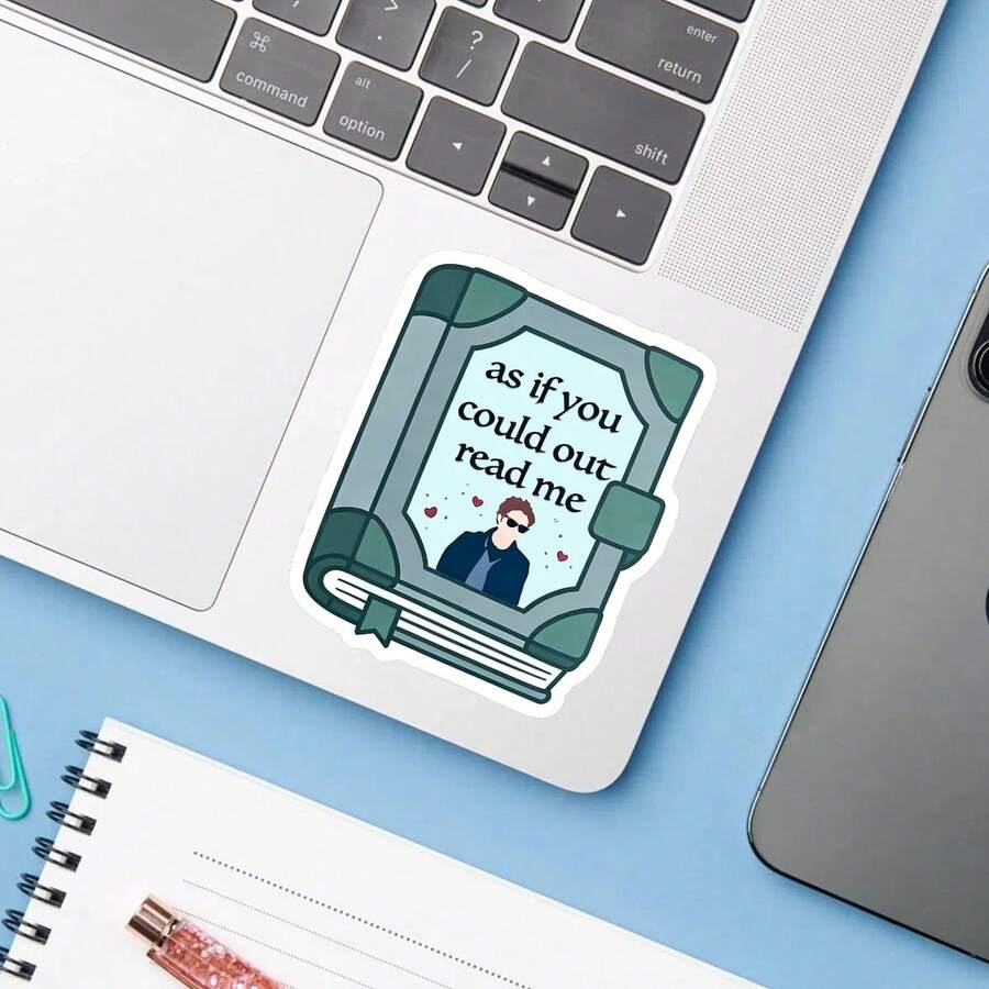 1PC Romance Novel Reader Decal Sticker, Bookish E-Reader Vinyl Sticker ...