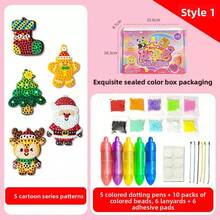 Boys & Girls Holiday Children's DIY Educational Toys, Preschool Creative Toys, 3D Diamond Painting Craft Set, Princess Theme DIY Craft Set, Visual, Intellectual Development, Hands-On, Grasping, Sensory, Hand-Eye Coordination Interactive Toys - Multicolor - View 15