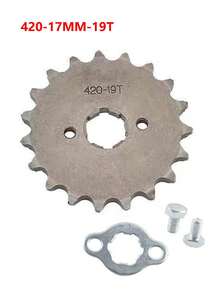 420 10/12/13/14/15/16/17/18/19 Tooth Front Engine Sprocket 17mm/20mmFor 70cc 110cc 125cc Pit Dirt Bike Replacement Accessories - A - View 12