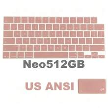 SDYIGOE 1pc English Peach Pink Keyboard Cover, EU And US Layout, Compatible With MacBook Neo 13-Inch (A18) Pro 2026 A3404 256GB 512GB With Touch ID, Comfortable Touch, Anti-Stain, Precise Fit - View 14
