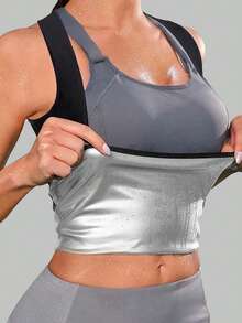 1PC Elastic Design Sports Sweat-Absorbing Waist Belt Body Shaper Waist Trainer Tight Corset - Multicolor - View 4