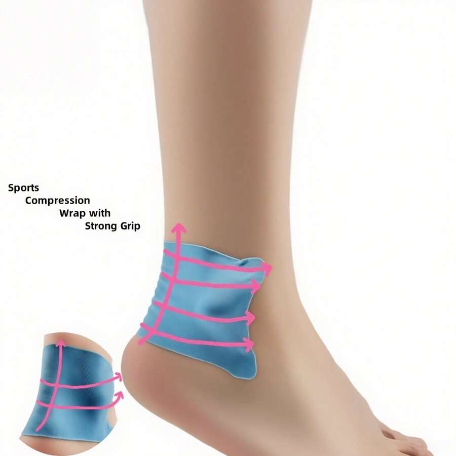 20-Pack Ankle And Achilles Sports Support Braces – Protective Sports Accessories – Herbal Ankle Support, Providing Ankle Ligament Support With Strong Adhesion, High-Elastic Breathable Design, Suitable For Daily Use And Various Sports Training - Multicolor - View 1