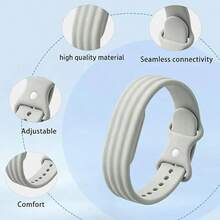 2pcs Silicone+Nylon Band For Google Air Strap Adjustable Replacement Wristband For Air Fitness Tracker Bracelet - Multicolor - View 2