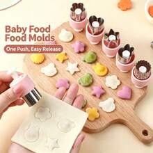8 buah Cetakan Buah, Cetakan Kue Buah dan Sayuran Berbentuk Kupu-kupu, Cetakan Kue Stainless Steel, Alat Dapur Kreatif, Cocok untuk Kotak Bekal, Pesta Ulang Tahun, Natal dan Halloween, Perlengkapan Dapur - MultiWarna - View 3