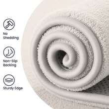 Treeboy Extra Large Rugs Short Pile Soft Fluffy Anti-Slip Mat Living Room Bedroom Carpet For Coffee Table, Carpet With Ins Style, Children's Bedroom, Bedside Carpet - Milk White - View 5
