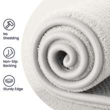Treeboy Extra Large Rugs Short Pile Soft Fluffy Anti-Slip Mat Living Room Bedroom Carpet For Coffee Table, Carpet With Ins Style, Children's Bedroom, Bedside Carpet - Off-white - View 4