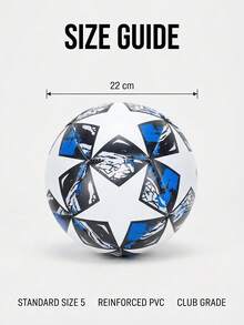 1PC,Unisex Basic Beginner Soccer Ball For Youth & Adults, Beautiful Colorful Design, Size 5 Official Standard Football, Personal Training & Match Ball, Indoor Outdoor Use, Recreational Play & Game - Multicolor - View 11