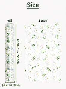 1 Roll Width 30/45cm/11.81in/17.72in Cabinet Lining, Easy To Clean Moisture-Proof Pad, Waterproof, Oil Resistant, Shelf Lining Can Be Trimmed, Suitable For Kitchen, Refrigerator, Table And Drawer, Floral Pattern Design, Simple And Atmospheric. - Chrysanthemum Cushion - View 9