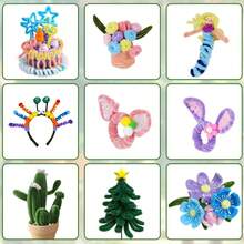 Kit Pembuatan Bunga Phalaenopsis DIY 312 Buah dari Pembersih Pipa, Ramah untuk Pemula, Dilengkapi Kartu Tutorial, Perlengkapan Kerajinan Bunga Buatan Tangan untuk Ulang Tahun Teman, Hari Ibu, Hari Valentine, Pesta, Dekorasi Pernikahan - Phalaenopsis - View 12