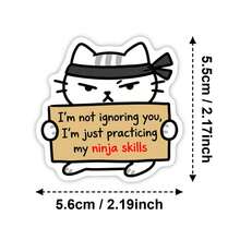 50 buah Stiker Kucing Lucu dan Menggemaskan, Stiker Kucing Ekspresif Gaya Jepang, Paket Stiker Hewan Peliharaan Seni Garis Estetik, Tahan Air untuk Laptop, Ponsel, Perencana, Buku Tempel, Hadiah Buatan Tangan DIY, Hadiah Natal Praktis untuk Pecinta Kucing - MultiWarna - View 8