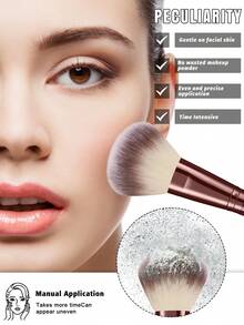 46 Pcs Total Beauty Supply Set, 30 Pcs Wine Red Makeup Brushes And 16 Pcs Makeup Accessories. Smooth Bristles Blend Foundation Seamlessly, Complete Kit Works Great For Beginners And Holiday Gifting - Multicolor - View 3