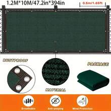 1pc Outdoor Wall-Mounted Privacy Screen, Garden Windproof Sunshade & Light Blocking Fence, Garden Decor - 1 Outdoor Barrier - View 30