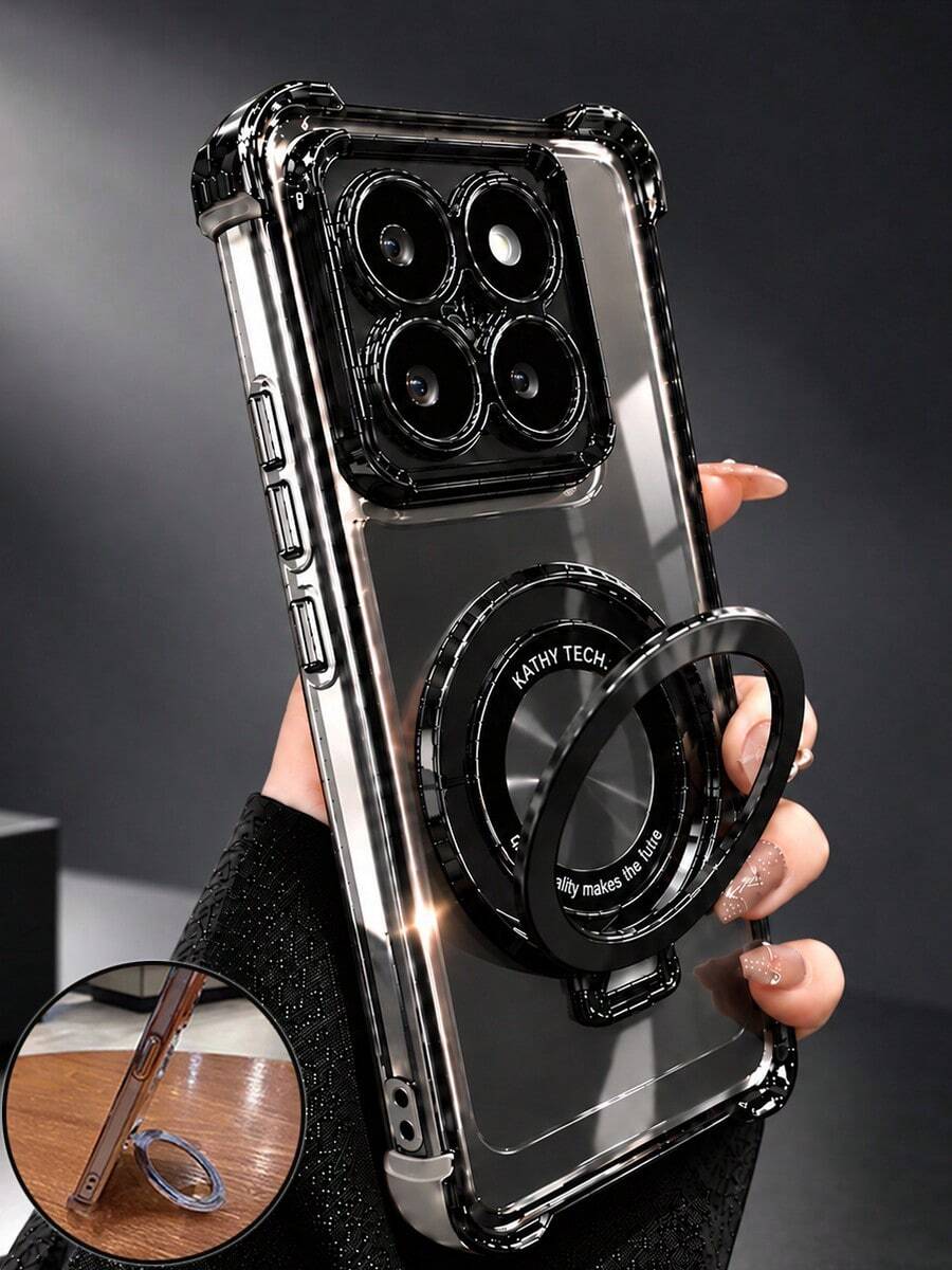 MewTrek Luxury Electroplated Phone Case, Creative Ring Holder, New Fashion Silicone Shockproof Protective Soft Shell, Compatible With Iphone, Galaxy, Honor, Reno, MOTO, Unisex, 2026 Model