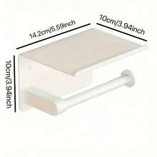 304 Stainless Steel Toilet Paper Holder, Excellent Corrosion And Rust Resistance, Multiple Colors Available, Adhesive Or Screw Wall Mount, Ideal Choice For Bathroom Storage - Multicolor - View 21