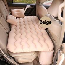 1pc Car Inflatable Bed, Wave Pattern Inflatable Mattress, Car Accessories, Back Seat Sleeping Pad, SUV/Sedan Universal Inflatable Bed, Portable Travel Camping Sleeping Pad - Perfect Gift For Drivers (This Product Does Not Include Air Pump, Only Includes One Inflatable Bed!) - Air Mattress*1 (pump Not Included) - View 4