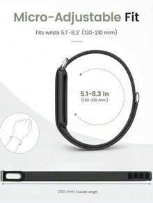 2pcs Silicone+Nylon Band For Google Air Strap Adjustable Replacement Wristband For Air Fitness Tracker Bracelet - Multicolor - View 6