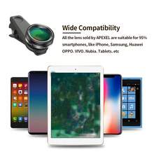 APEXEL 6-In-1 Phone Lens Kit, Premium Optical Lens, 25X Macro + 205° Fisheye + 140° Wide Angle + CPL + Star + ND Filter, Best Gift For Photography Lovers, Vlog Photo Accessory - View 7