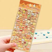 1pc DIY Creative Decorative Children Reward Stickers, 3D Bear Sweet Cute Foam Stickers, Phone Water Cup Animal Diary Planner Decoration Stickers - Multicolor - View 14