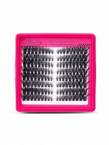 Desliy 5 In 1 Lash Clusters Kit Includes 2pcs Lashes 1pc Tweezer 1pc Bond & Seal 1pc Remover Mixed Styles Beginner-Friendly DIY At Home For Wedding/Daily/Travel/Gift Lash Clusters Individual Lashes False Eyelashes - Rose Red - View 16