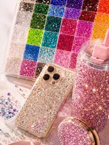 GO2CJBEADS 1 Set Resin Jelly Rhinestone Bedazzling Kit, 42 Grid Colorful Flat Gems Rhinestone With Storage Box, Tweezers And B-7000 For Handmade Crafts - Rhinestone Set - View 10