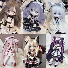 Fluffy Goodnight Random Hair Transplant BJD Action Figure Ornament 1pc - Multicolor - View 2