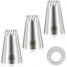6B# Large Russian Piping Tip, Cake Decorating Writing Nozzle, Frosting Piping Tip, Dessert Baking Pastry Tool - Multicolor - View 7