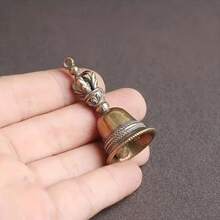 1/4 buah Liontin Lonceng Pengusiran Setan Mini dari Kuningan, Lonceng Tangan Kecil Antik, Alat Musik Serbaguna dan Multifungsi, Aksesori Drum dan Perkusi, Cocok untuk Pesta Musik, Pertunjukan Band Musik, Aksesori Festival Musik, Hadiah Liburan - MultiWarna - View 13