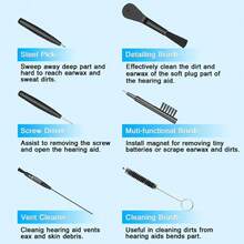 Universal Hearing Aid Cleaning Kit 6 Parts Cleaning Maintenance Wire Brush - UK-h408501 - View 6