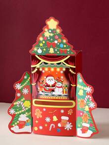 1 Set Christmas Tree Shaped "Money Pull" Gift Box - Creative Cash Gift Box With Surprise Pull Tab; A Fun And Unique Way To Give Christmas Gifts, Perfect For Christmas Holiday Party Supplies And Decorations - View 15