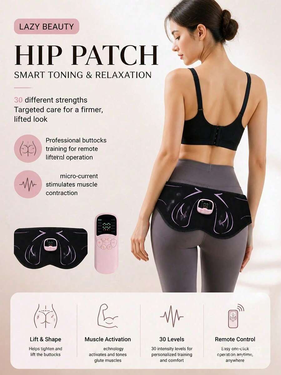 AXH. Electric Hip Trainer With Remote Control, Hip Muscle Stimulator, Lifting And Shaping Fitness Equipment - View 1