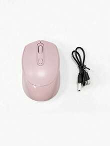 Wireless Mouse, Bluetooth, Suitable For Phones, Tablets, Laptops, Type-C Charging, Wireless 2.4G USB Receiver (300mAh Battery) - White 107 Rechargeable Mouse - View 9