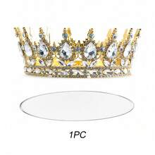 40pcs/12pcs/1pc Pink Rhinestone Crown Happy Birthday Acrylic Cake Topper Set, Gold Hollow Butterfly & Mini Ball Foam For GirlsBirthday Cake Decorations - Multicolor - View 18