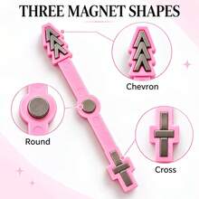 3-In-1 Magnetic Tool For Cat-Eye Gel: Star/Eye/Arrow/Cross/Grid Patterns – High-Strength Magnet - Multicolor - View 6