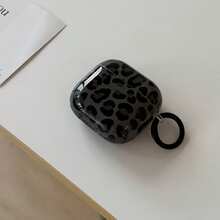 Casing Earphone Motif Leopard Aneka Warna dengan Gantungan, Kompatibel dengan 5/ Pro 3/Pro 2/ 4/ 3/ 1/2, Pelindung Minimalis Lucu untuk Anak Perempuan - MultiWarna - View 7