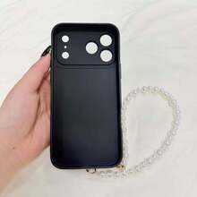 eaacaa 1pc Wallet Phone Case Compatible With Apple And Series, PU Leather With Pearl Bracelet, Multi-Card Slots And Coin Pocket, Mirror Stand, Anti-Demagnetization, Suitable For Men And Women, Essential For Daily Commute/Shopping/Business Travel, Ideal Gift For Friends/Lovers/Family - Black - View 10