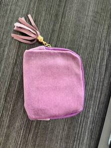 Velvet Travel Jewelry Bag, Portable Multi-Function Zipper Dustproof Storage Pouch, Suitable For Rings Earrings Bracelets, Soft Organizer Bag, Outing Coin Purse, Bus Card Holder - Multicolor - View 13