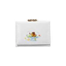 Pearl Bracelet Short Wallet Little Duck Cartoon Playful Women's Multi-Slot Coin Purse Fresh Cute PU Wallet - Multicolor - View 17