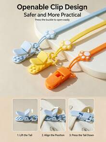 The Cute Lion Prevents Chain Drops, Holds Firmly Without Easily Falling Off, Effectively Stops Items From Falling, And Makes Daily Outings Worry-Free. - Multicolor - View 2
