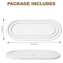 1/2pcs Natural Diatomaceous Earth Quick-Drying Sink Tray With Absorbent Stone Pad - Suitable For Kitchen Countertop, Bathroom Vanity Storage, Faucet Mat, Soap Dish And Coaster, Sink Basin Dedicated Moisture-Absorbing And Moisture-Wicking Diatomaceous Stone Technology - 20cm X 10cm - View 9