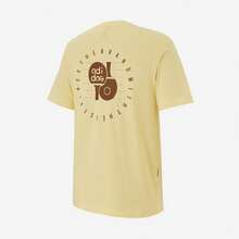 Adidas Authentic Summer Unisex Crew Neck Knit Classic Breathable Short Sleeve T-Shirt JL9651 - Kuning - View 2